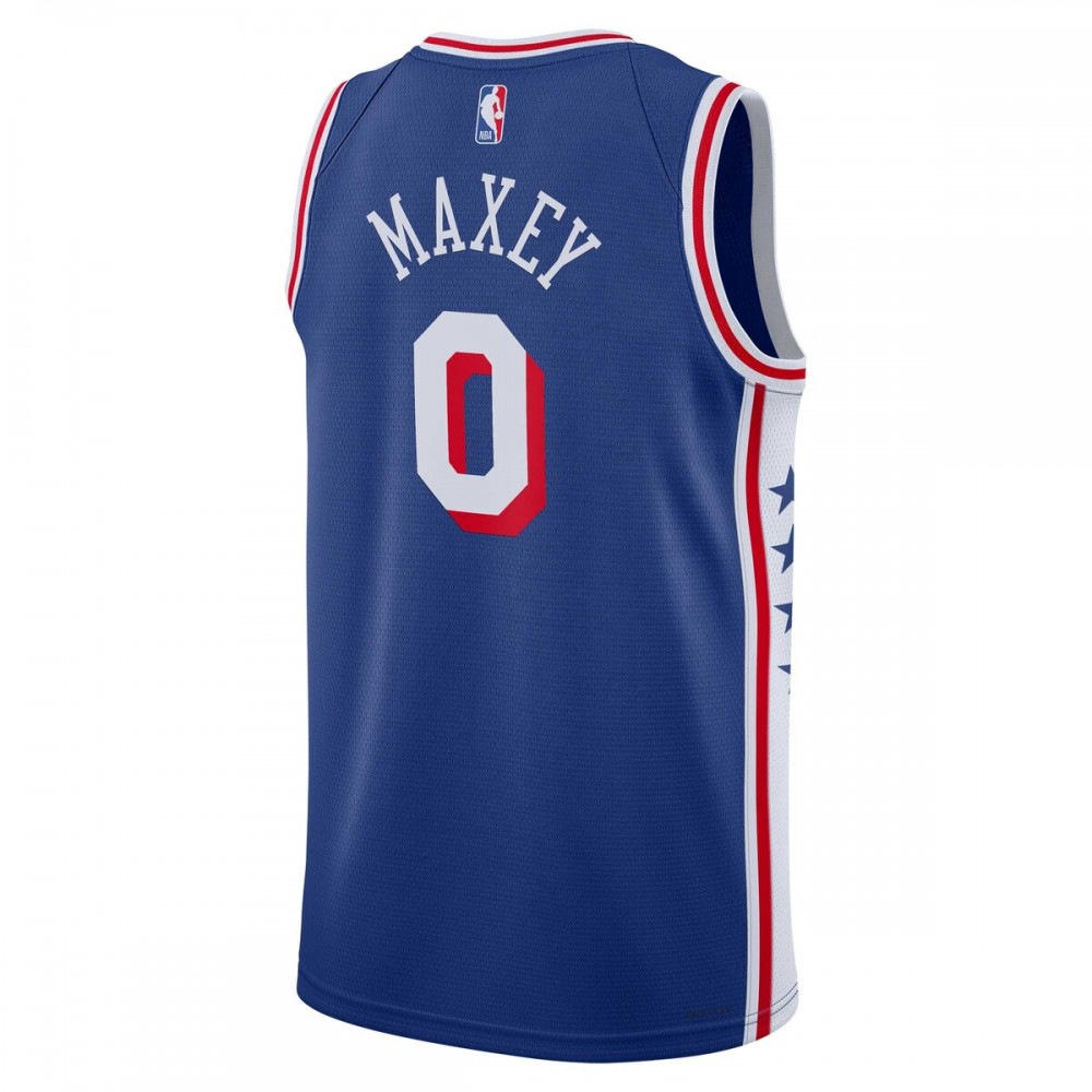 Tyrese Maxey Philadelphia 76ers Unisex Swingman Jersey - Icon Edition - Royal-Pro Kit Vault | Brand New 26/27 Sports Jerseys